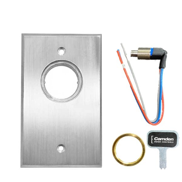 Camden:  Flush mount Key Switch, SPDT N/O & N/C Momentary